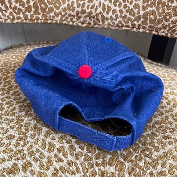 Blue Kids Cap with Red C Logo - Picture 2 of 2